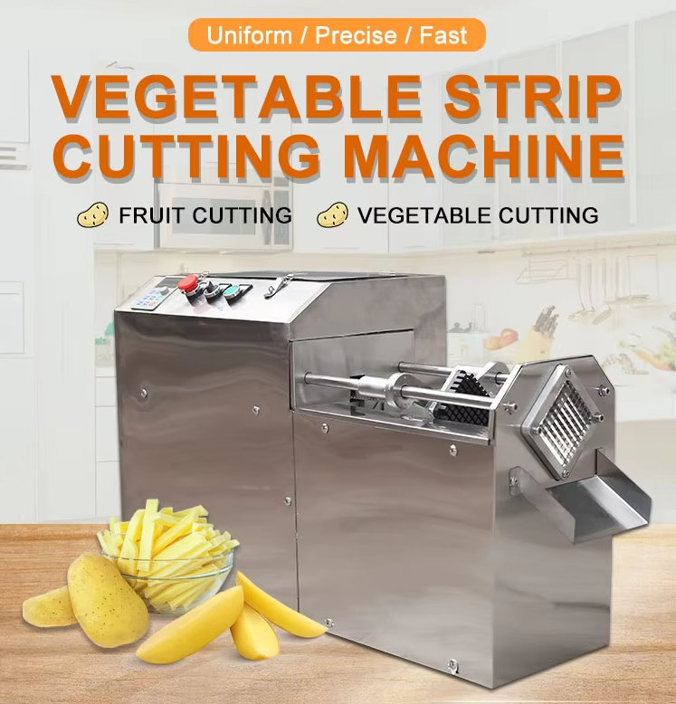 Push Cutter Machine Vegetable Push Cutting Machine Efficient Potato Sticks & Root Vegetable ...